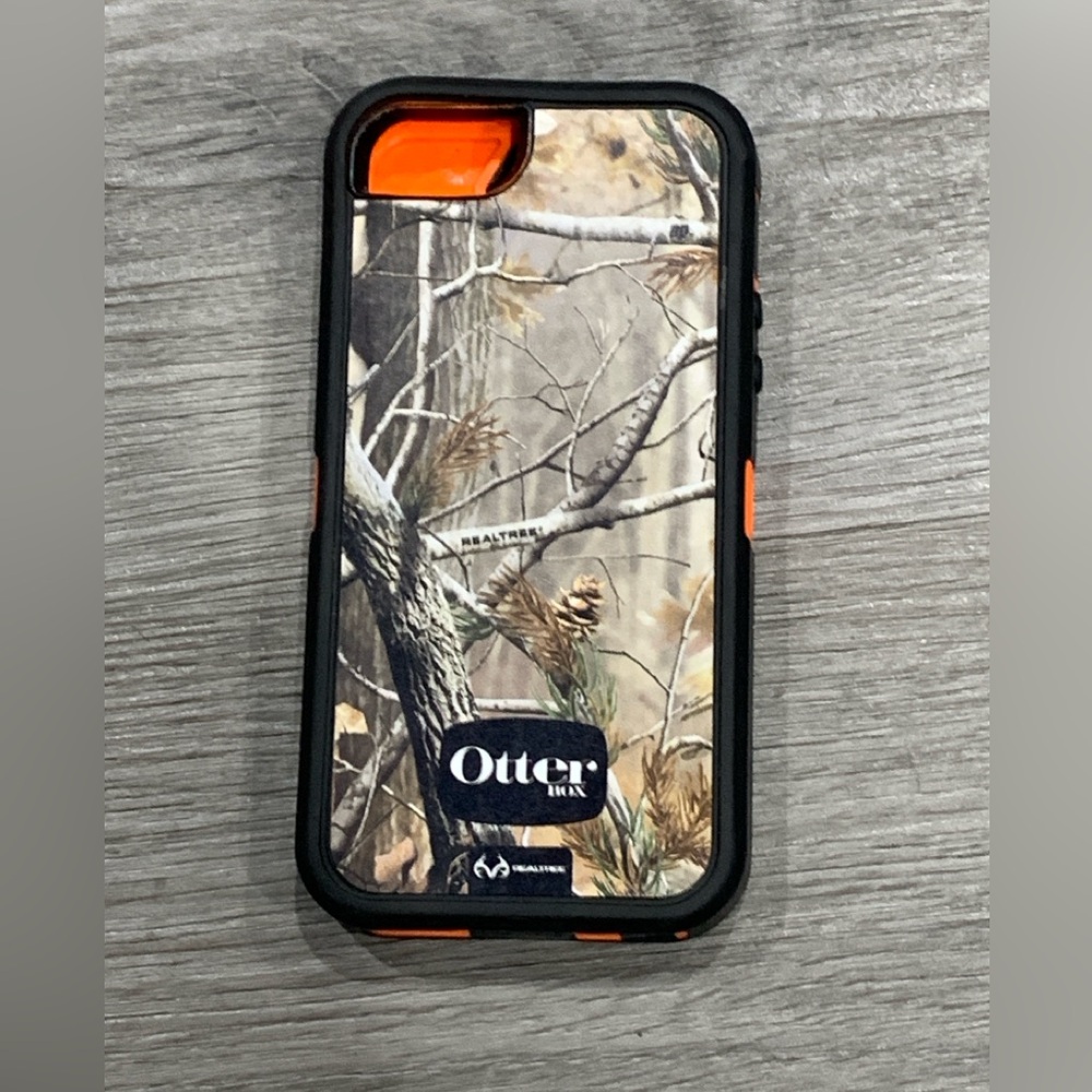 OtterBox Realtree Camo iPhone Case - Black and Orange